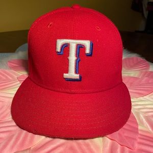 Red baseball hat
